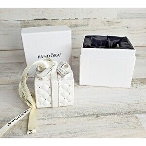 Pandora 2016 Holiday Present Christmas Ornament Jewelry Surprise Gift Box
